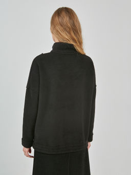 Джемпер из трикотажного вельвета - Stilla фото 4