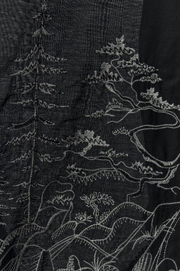 OVERSIZE SHIRT WITH BACK EMBROIDERY - Zara фото 6