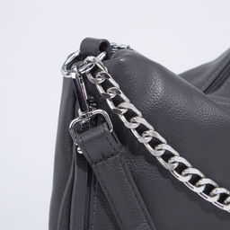 Сумка-мешок на молнии, цвет серый - Simaland фото 6