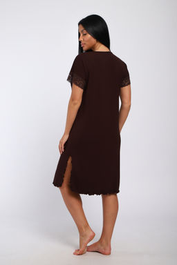 Ночная сорочка из вискозы Олеся шоколад - Амадэль фото 7