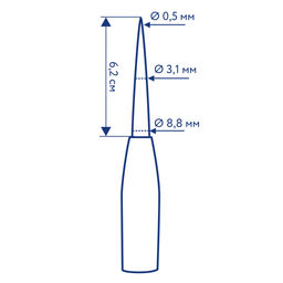 Gamma CON-02 Шило универсальное в блистере Конус
