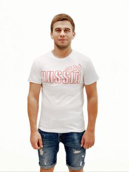 Мужская Футболка Россия - Милаша фото 4