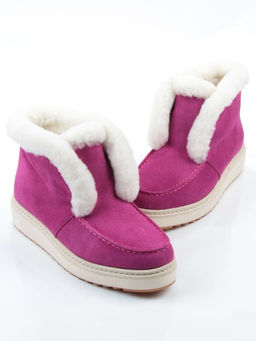 04-5603-3 CRIMSON Ботинки зимние женские (натуральная кожа, 100% шерсть)