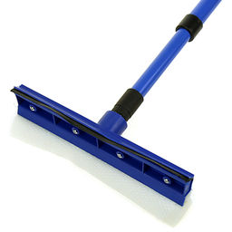 Окномойка 19см, с резинкой, с губкой, рукоятка металлическая, окрашенная, раздвижная 46-74см (Китай)