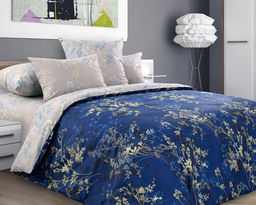 КПБ  Астерия 2сп с простыней на резинке  160*200*25, перкаль