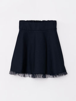 Beli Lastikli Basic Gabardin K?z ?ocuk Etek