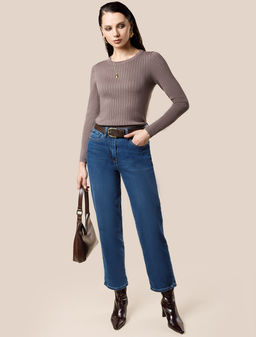 Джемпер тонкой вязки из вискозы с нейлоном - Vilatte фото 6