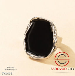 Кольцо большое под серебро - Bruno фото 2