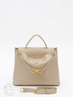 Сумка женская кожаная 6046PE cappuccino Polina&Eiterou /50 в Новосибирске