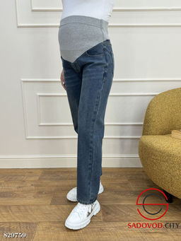 Джинсы для беременных с высоким бандажом