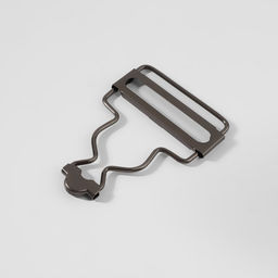 Цена за 2 шт. Застёжка для комбинезона, 37 мм, 10 шт., цвет чёрный никель