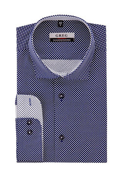 Сорочка мужская длинный рукав GREG 223/137/06/Z/1 STRETCH  фото 2