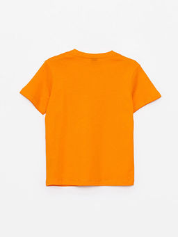 Bisiklet Yaka Bask?l? K?sa Kollu Erkek ?ocuk Ti??rt - Waikiki фото 2