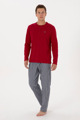 Erkek Bordo Pijama Tak_m_