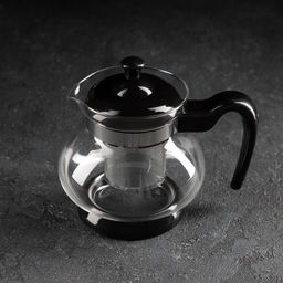 Чайник заварочный «Мелодия», 750 мл, с металлическим ситом, стекло, МИКС