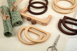 Gamma HA-33 Ручки для сумки 12.9 см 2 шт. №01 светлое дерево