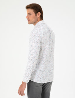 Turuncu Slim Fit Uzun Kollu G_mlek - Pierre cardin фото 5