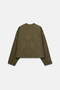 CAZADORA CORTA ACOLCHADA / Khaki - Zara фото 8