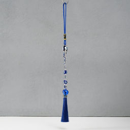 Подвеска от сглаза металл Бабочка с колокольчиками и кисточкой, 730 см - Simaland фото 2