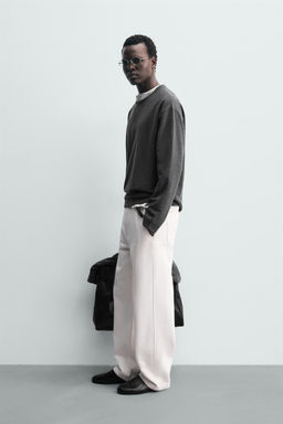 RELAXED FIT TEXTURED T-SHIRT - Zara фото 11