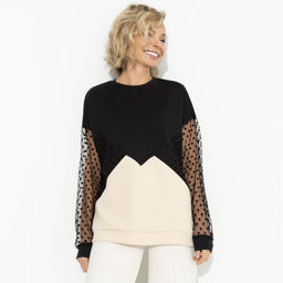 Свитшот дизайнерский Любимый образ (черная)