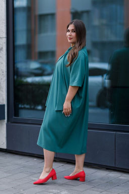 Платье Luxury Moda 1448 зеленый