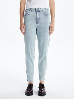Mom Fit Kad?n Jean Pantolon