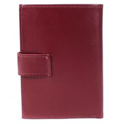 Обложка для автодокументов Premier-О-179 натуральная кожа (с хляст, 4внут карм, двойн стенка) бордо сафьян (582) 205327  фото 2