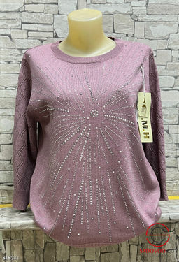 Свитер женский со стразами - Bruno фото 4