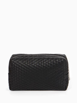 Косметичка универсальная, искусственная кожа, на молнии, чёрная