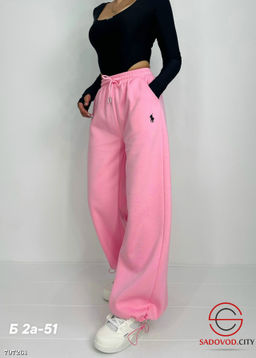 Брюки оверсайз однотонные - Bruno фото 2