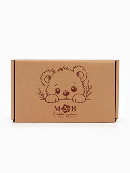 Набор деревянных расчесок детских с натуральной щетиной, 2 шт в коробке, M&B