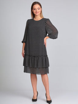 Шифоновое платье для офиса белорусское - Almond фото 2