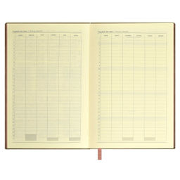 Ежедневник недатированный ESCALADA, А5, 160 л., арт. 63992/ 15 ПИКЕ ПЕПЕЛЬНО-РОЗОВЫЙ  фото 7