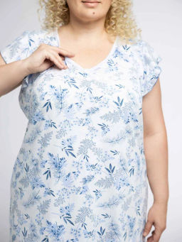 Ночная сорочка женская, цвет голубой