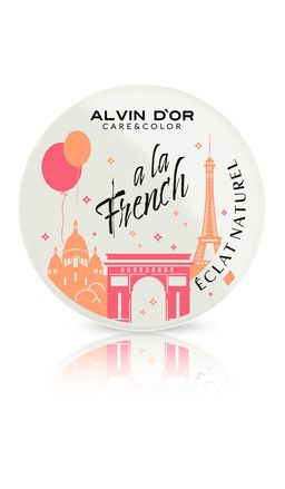 .Alvin Dor A LA FRENCH ALF-03 Пудра тон 00 Voile компактная фиксирующая Eclat Naturel 10g