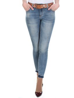 D88017 BLUE Джинсы-скинни женские DIOVES