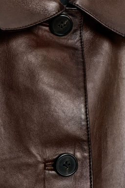 MINIMAL LEATHER JACKET ZW COLLECTION LIMITED EDITION - Zara фото 8