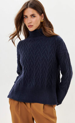 Джемпер F522-1502 d.blue