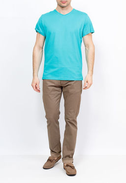 Футболка мужская короткий рукав GREG TS524V (ментол)  фото 4