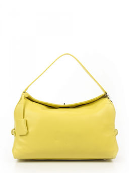 LACCOMA сумка АЛ2043-С-светло-желтый натуральная кожа хлопок