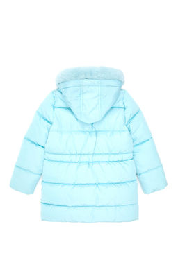 Водно-зеленое пальто для девочки Неожиданная скидка в корзине - U.s. polo assn фото 3