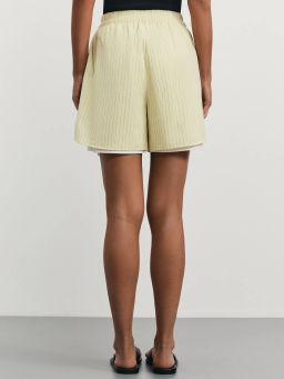 Двуслойные шорты в полоску / Zarina  фото 5