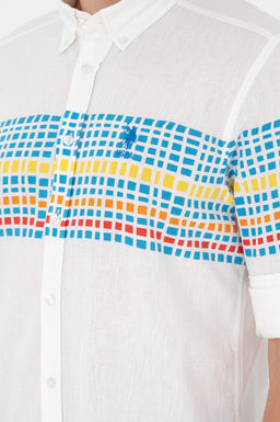 Мужская рубашка Saks с длинным рукавом - U.s. polo assn фото 7