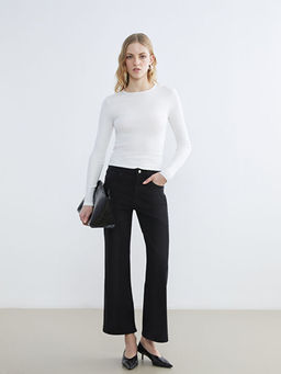 Bisiklet Yaka Fitilli Kad?n Body