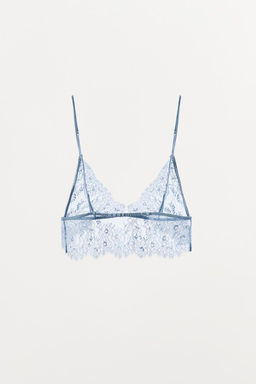 LACE TRIANGLE BRALETTE - Zara фото 5