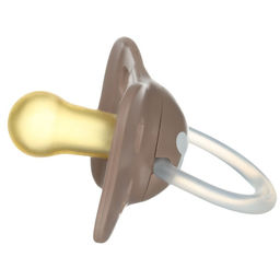 Соска - пустышка латексная классическая «Мишка», от 0 мес., коричневая