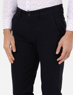 Siyah Slim Fit Chino Pantolon