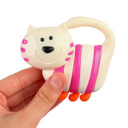 Набор погремушек Котик и Эскимо, 2 шт, Крошка Я  фото 2