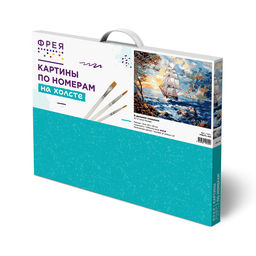ФРЕЯ PNB/PL-365 Набор для раскрашивания по номерам 50 х 40 см В дальнем плавании